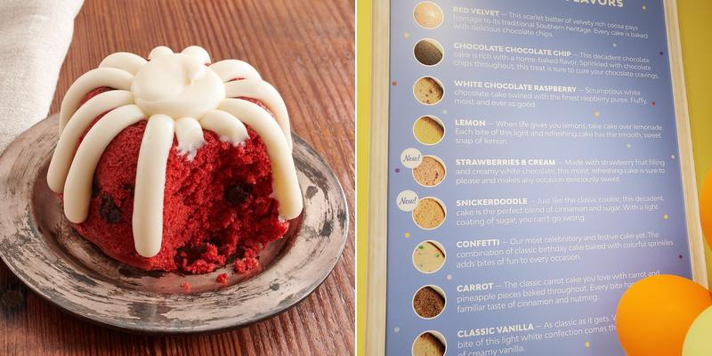 Nothing Bundt Cakes Menu