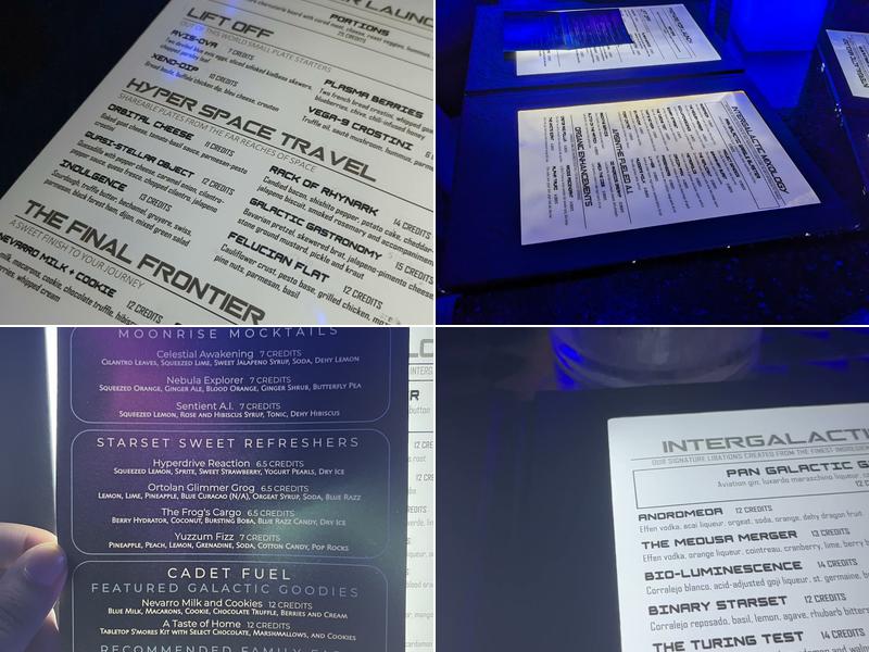 Space Bar Menu