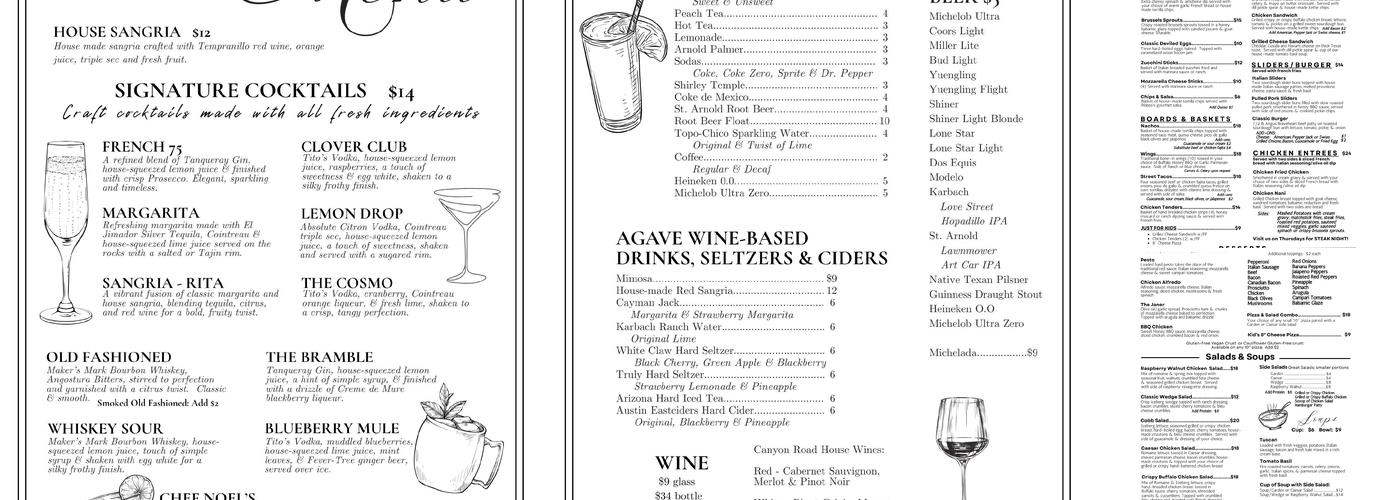 Grapevine On Main Menu
