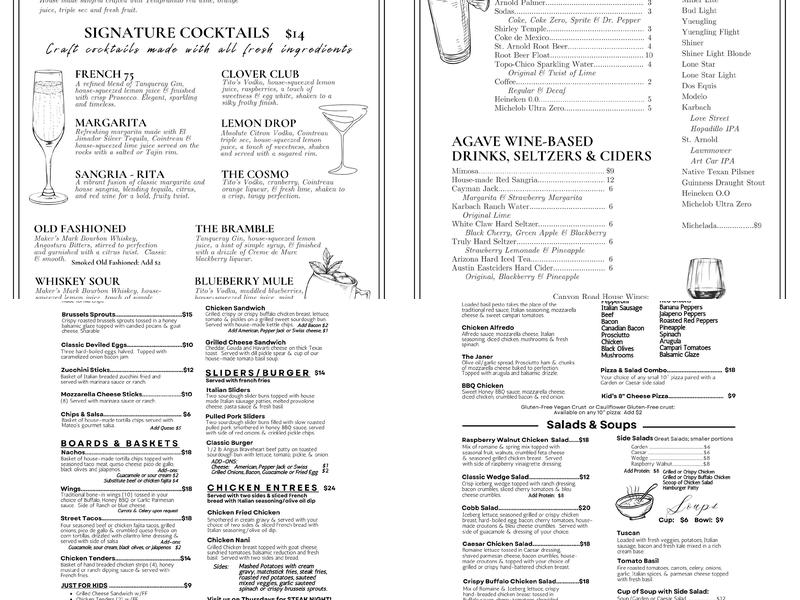 Grapevine On Main Menu