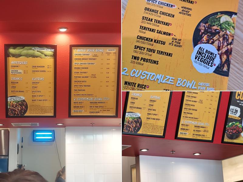 Teriyaki Madness Menu