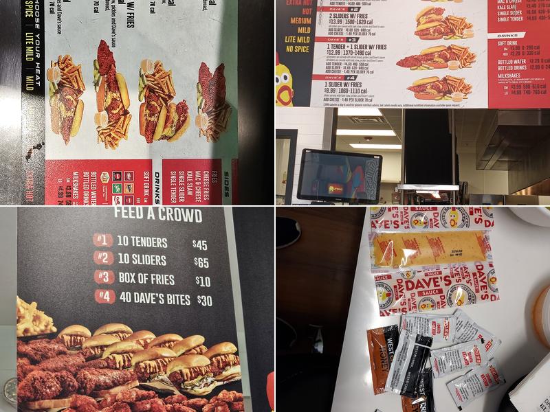 Dave's Hot Chicken Menu