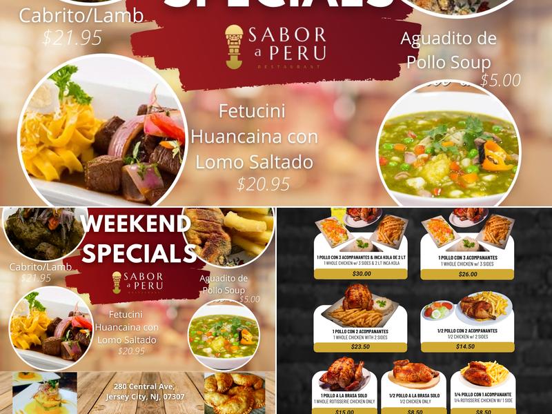 Sabor A Peru Menu