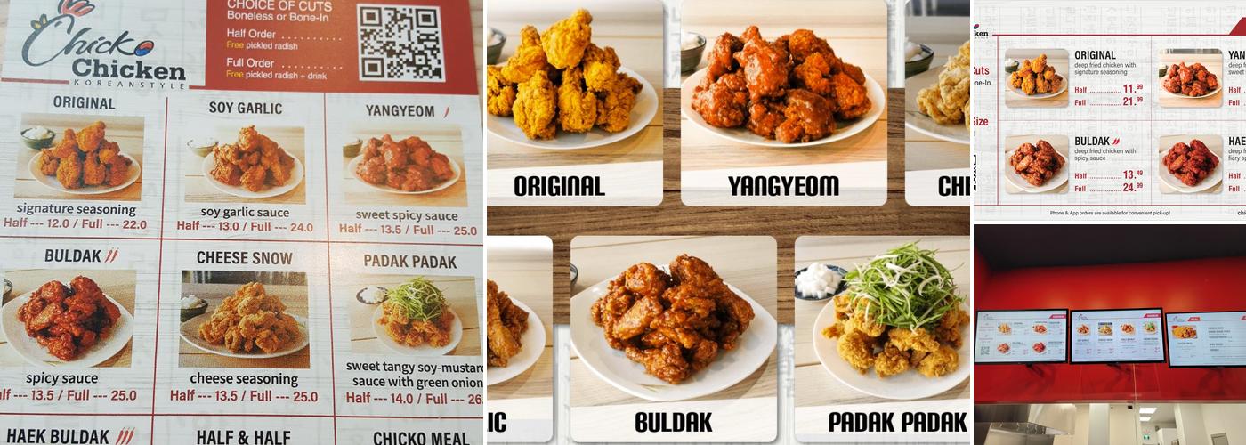 Chicko Chicken Sapperton New Westminster Menu