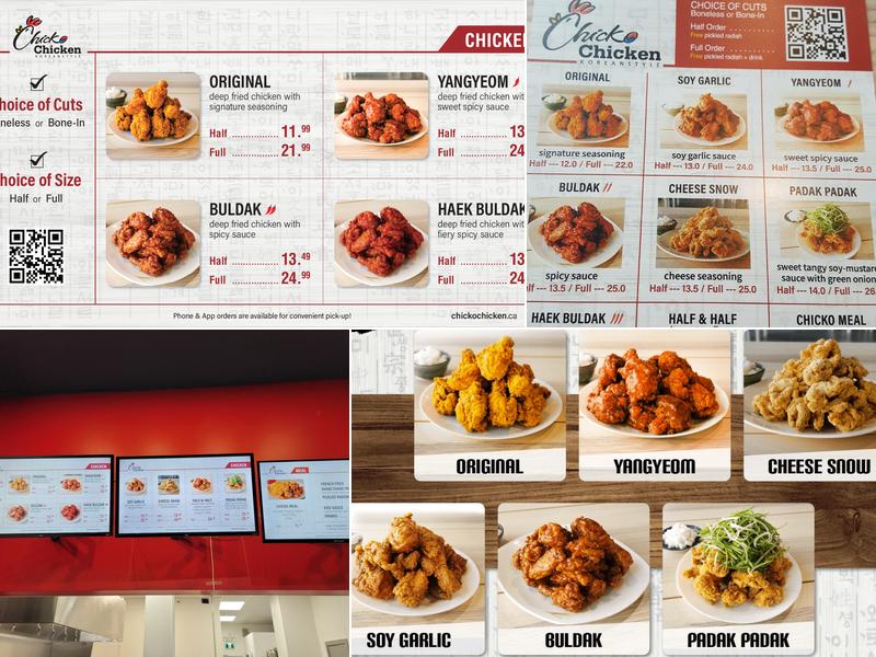 Chicko Chicken Sapperton New Westminster Menu