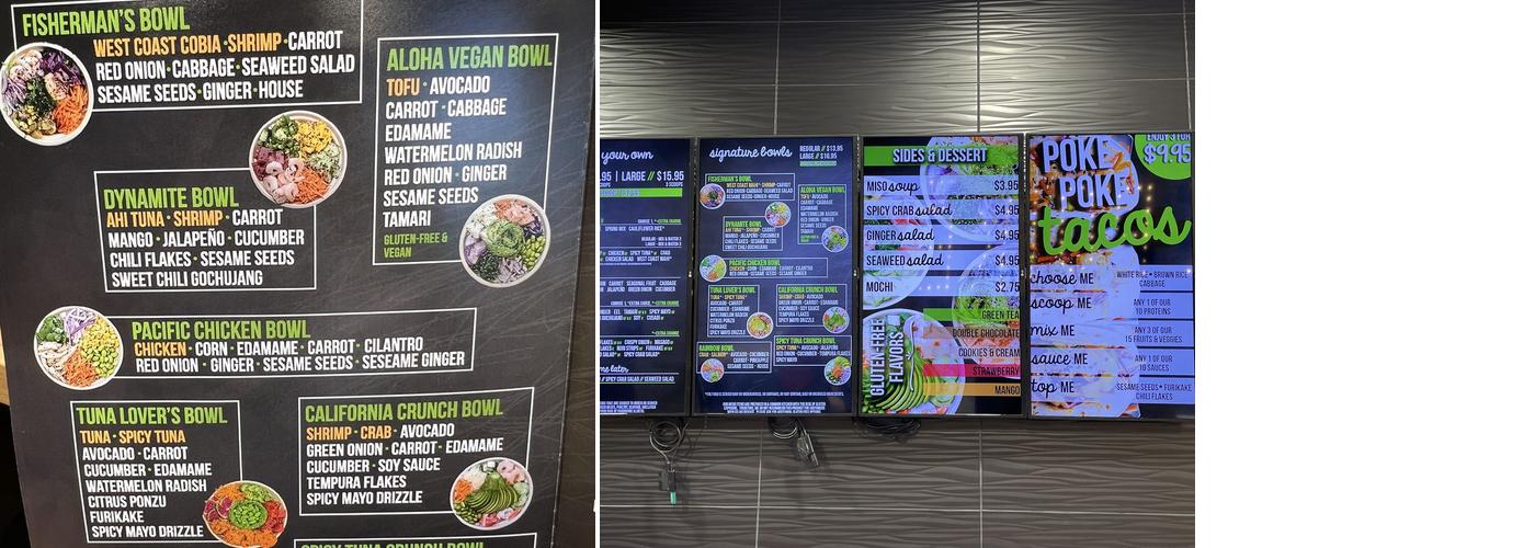 Poke Poke - Sushi Unrolled Menu