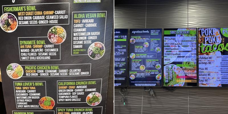 Poke Poke - Sushi Unrolled Menu