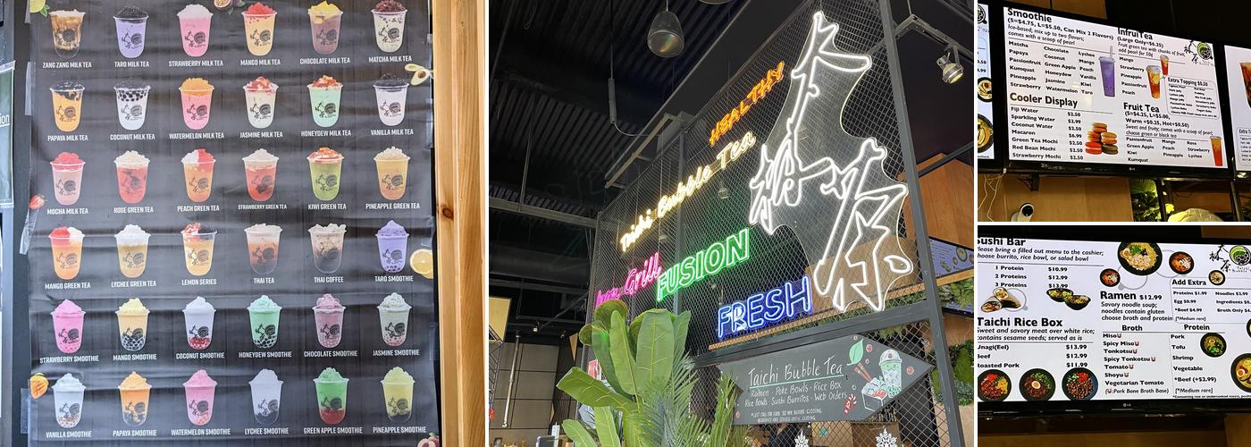 Tai Chi Bubble Tea - Greece Mall Menu