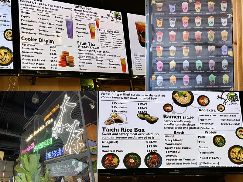 Tai Chi Bubble Tea - Greece Mall Menu