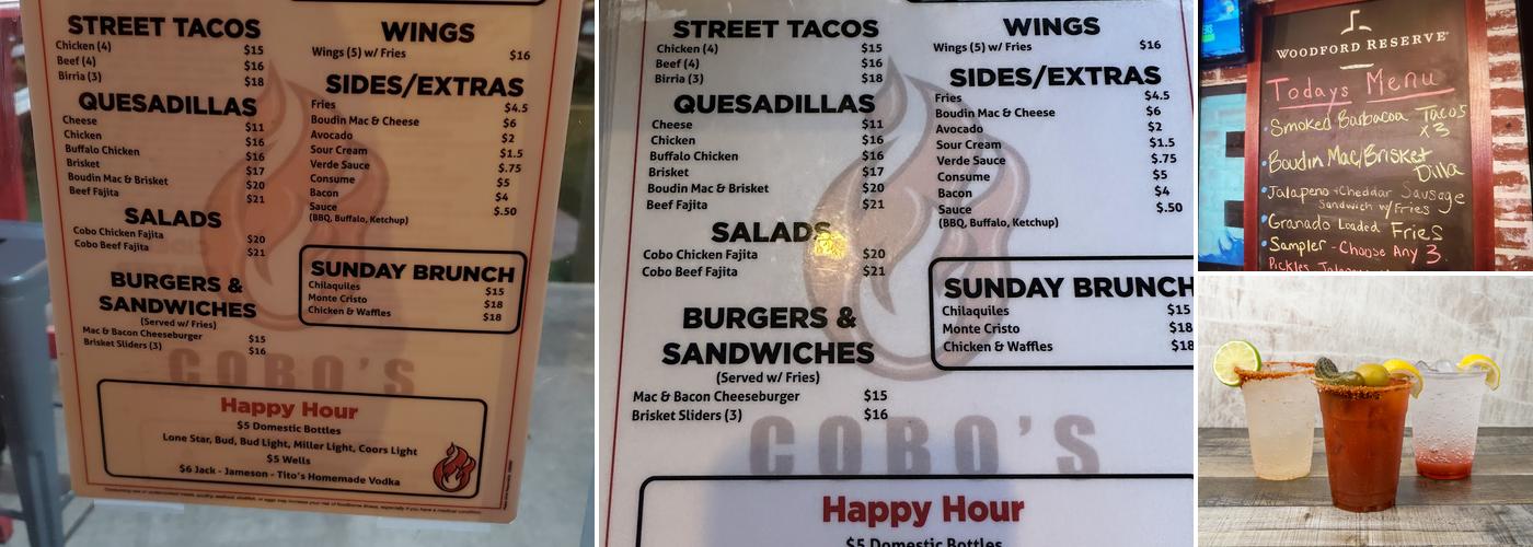 Cobos Menu