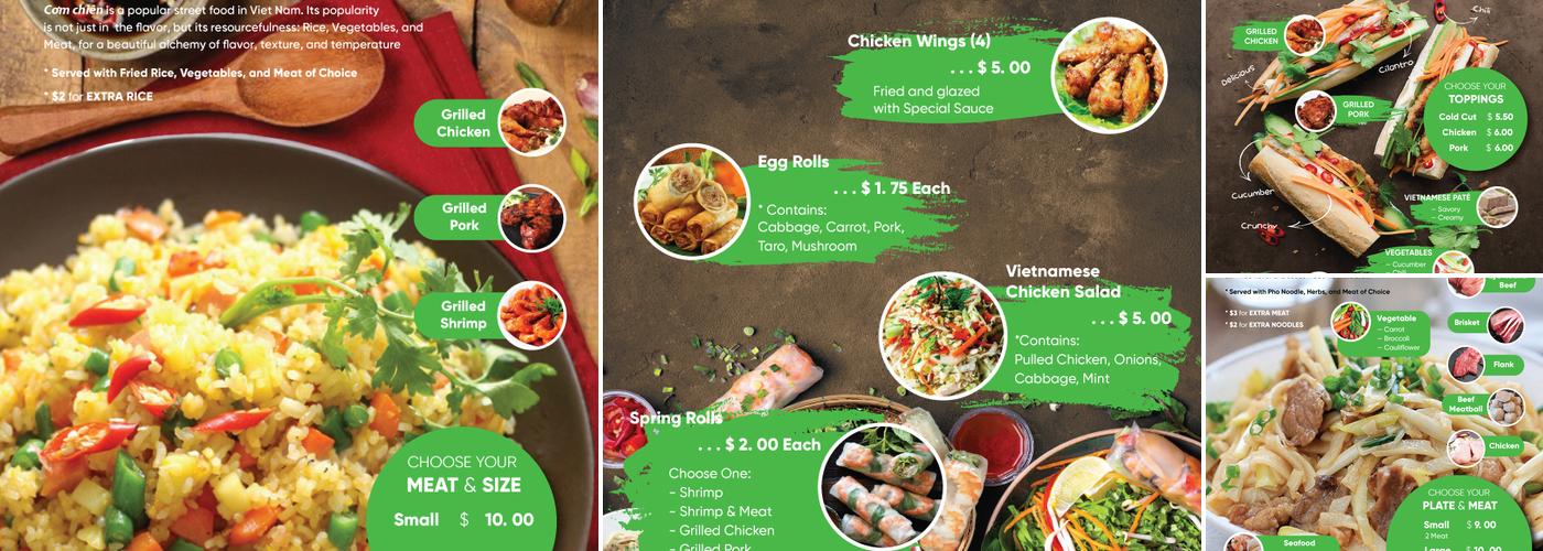 Viet's Pho Menu