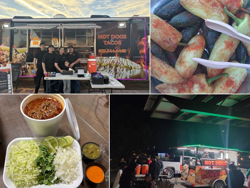 Hot dogs y tacos Los de Sonora