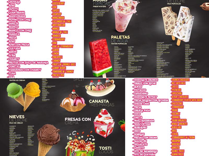 La Michoacana Plus Menu