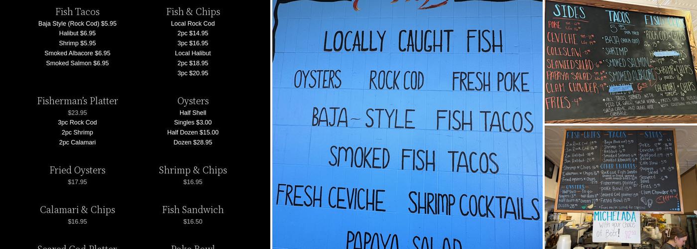 El Pizmo Fish Company Menu