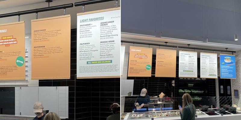 Chopt Creative Salad Co. (Kentlands Market Square) Menu