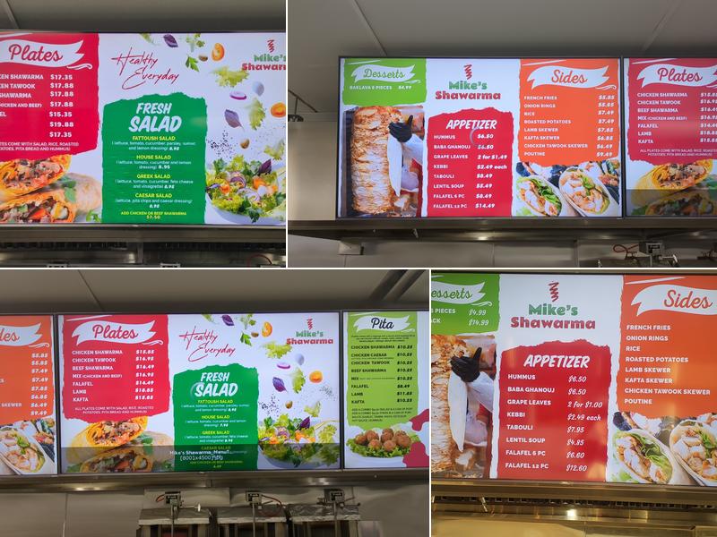 Mike's Shawarma Menu