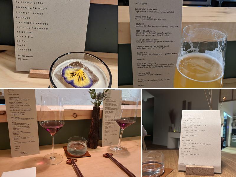 The Pine Menu