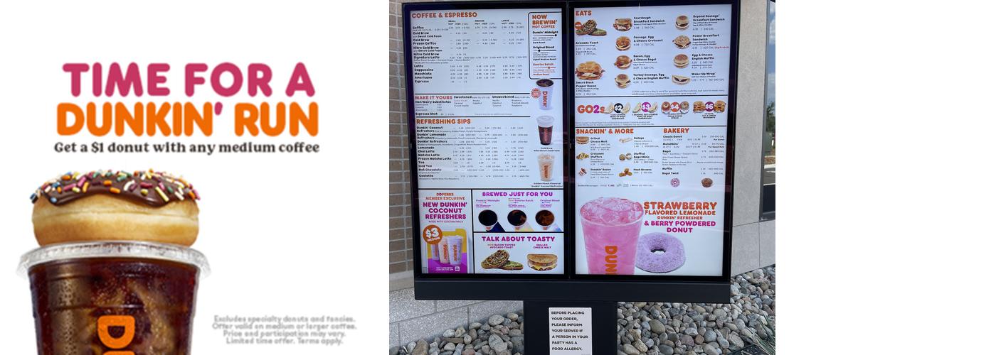 Dunkin' Menu