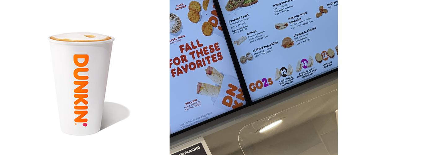 Dunkin' Menu