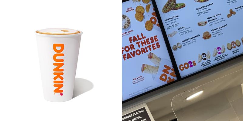 Dunkin' Menu