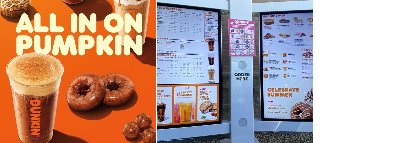 Dunkin' Menu