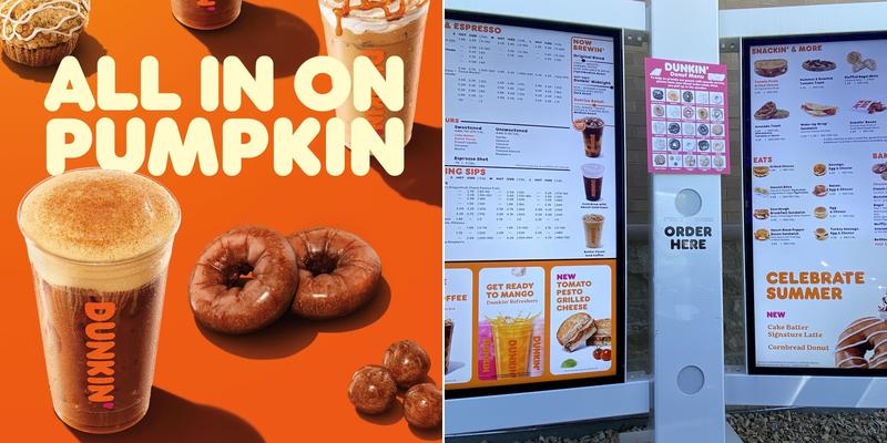 Dunkin' Menu