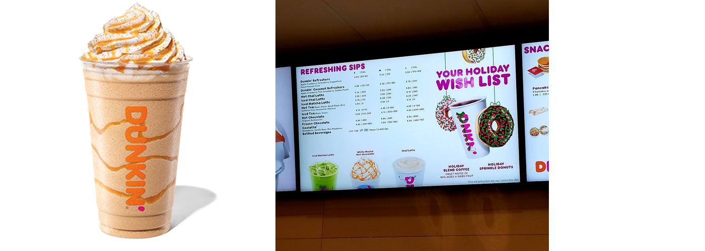 Dunkin' Menu