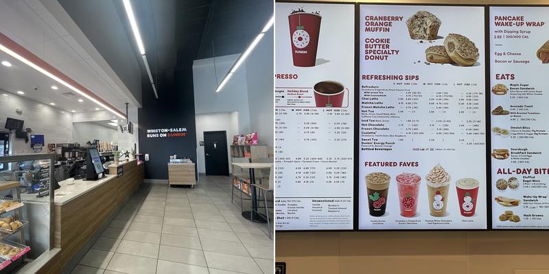 Dunkin' Menu