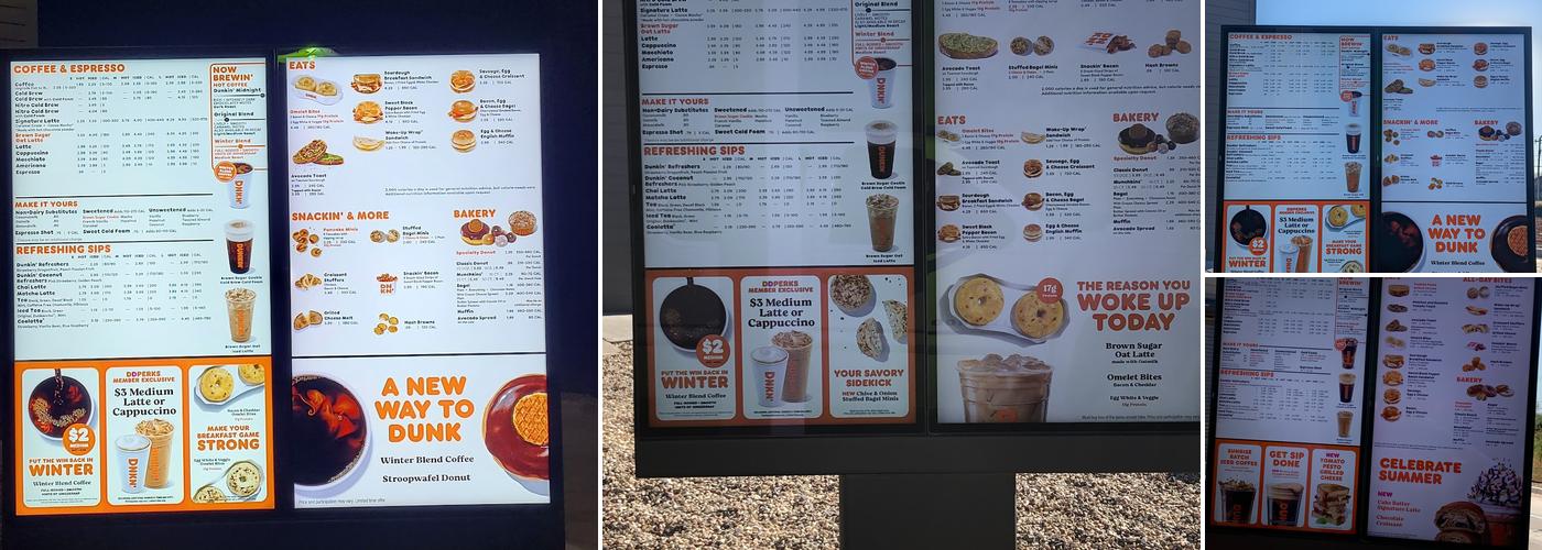 Dunkin' Menu