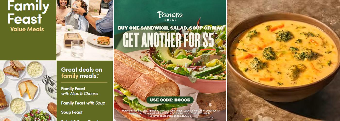 Panera Bread Menu
