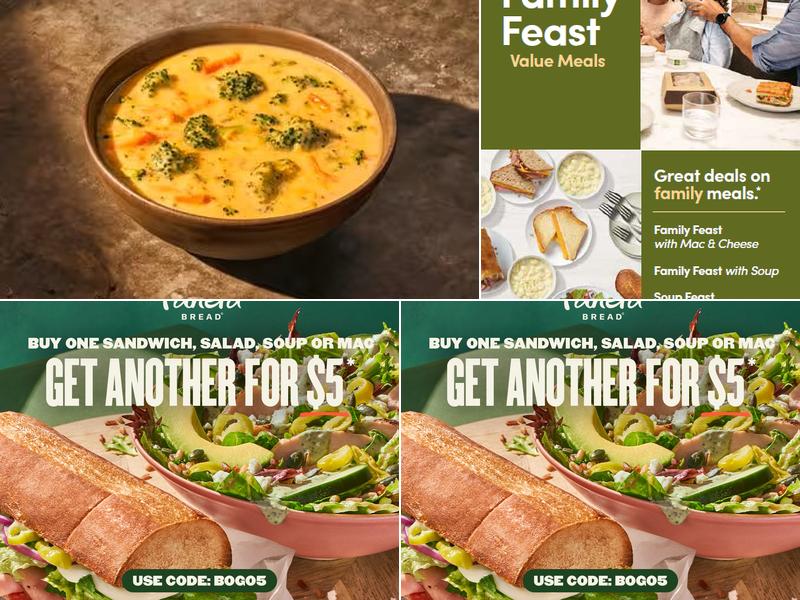 Panera Bread Menu