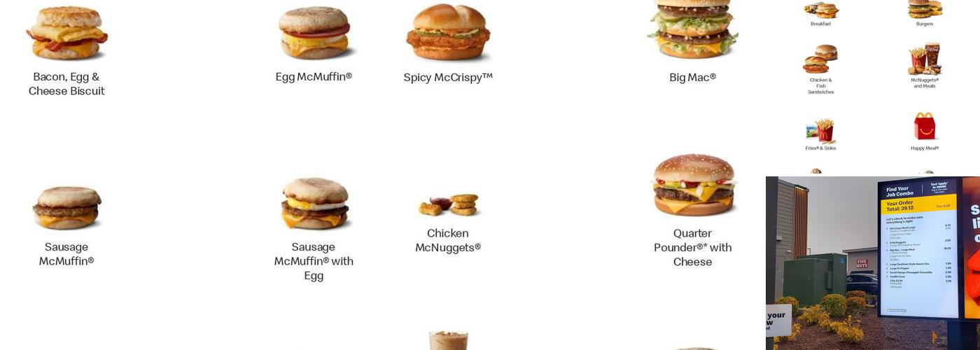 McDonald's Menu