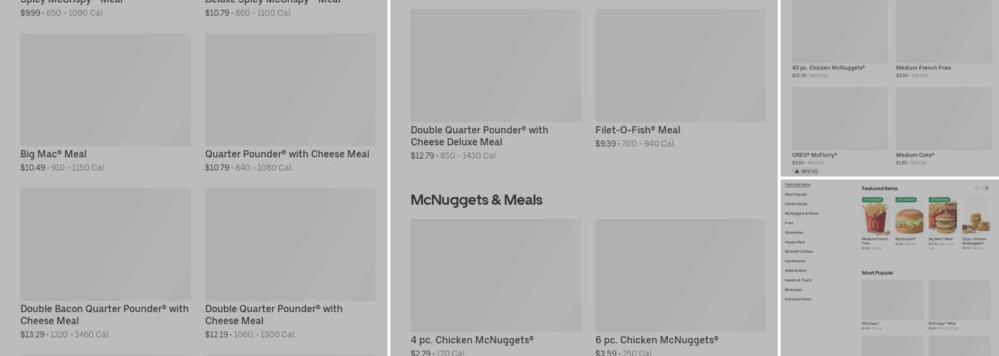 McDonald's Menu