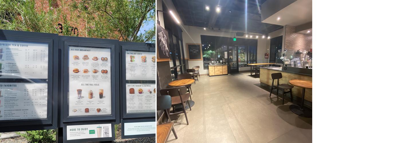 Starbucks Menu