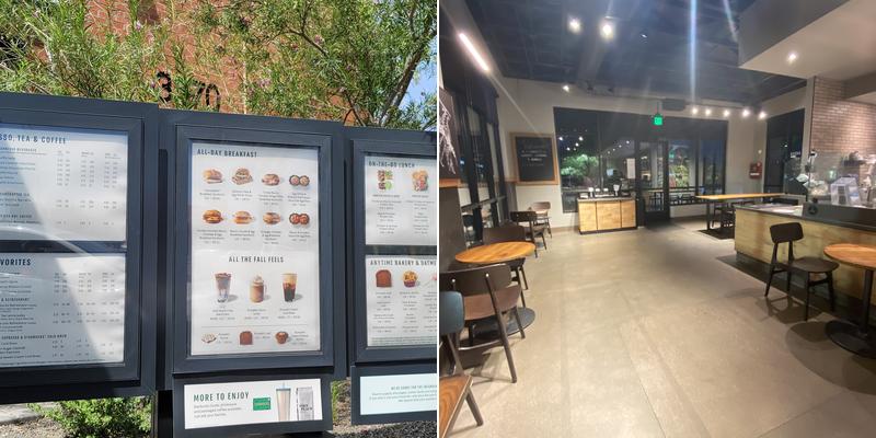 Starbucks Menu