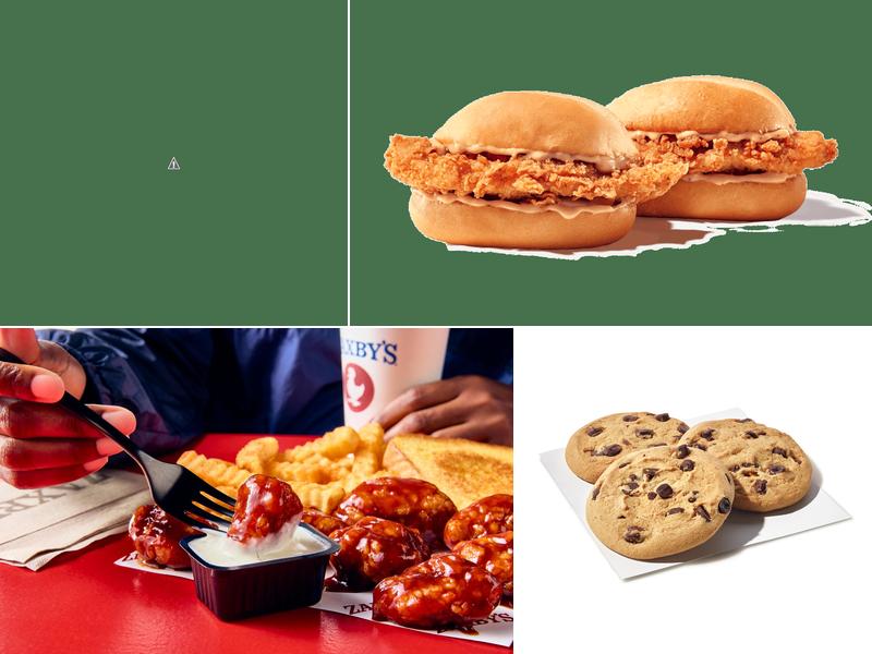 Zaxbys Chicken Fingers & Buffalo Wings Menu