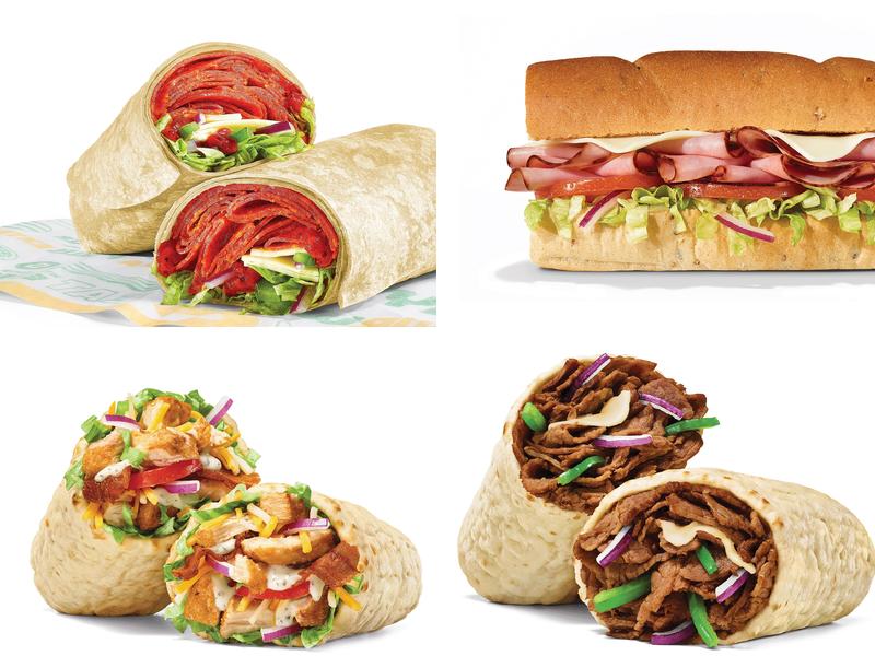 Subway Menu