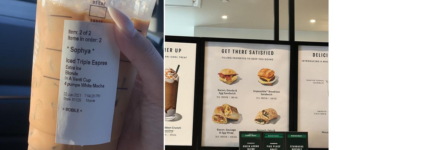 Starbucks Menu