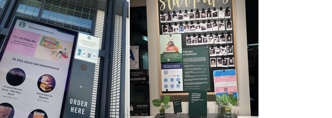Starbucks Menu