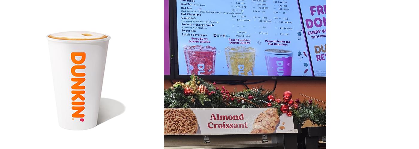 Dunkin' Menu