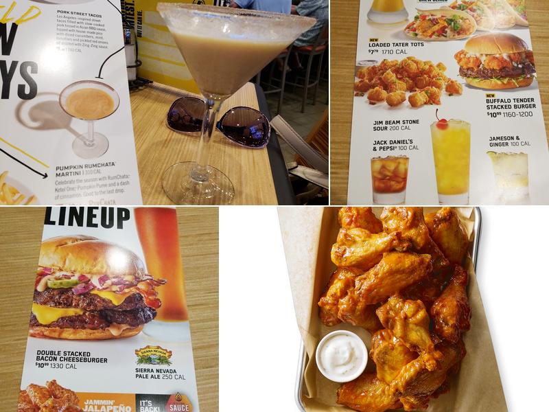 Buffalo Wild Wings Menu