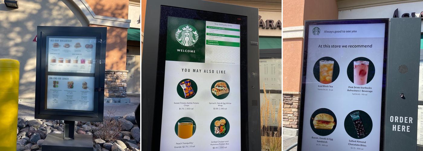Starbucks Menu