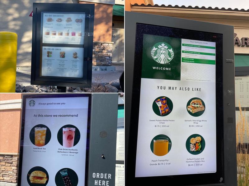 Starbucks Menu