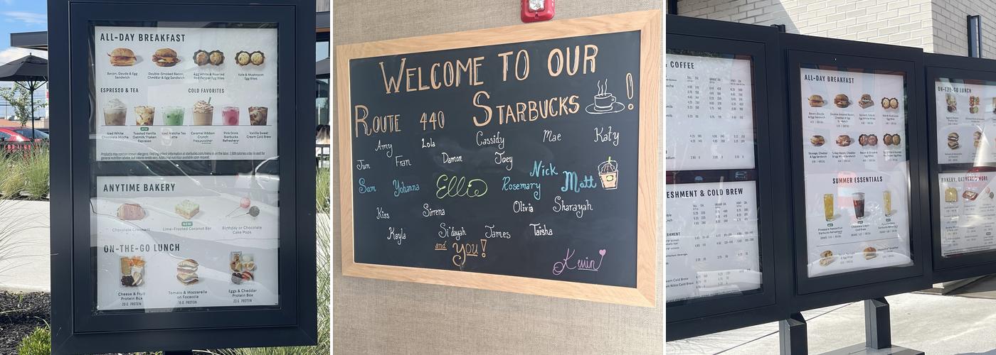 Starbucks Menu