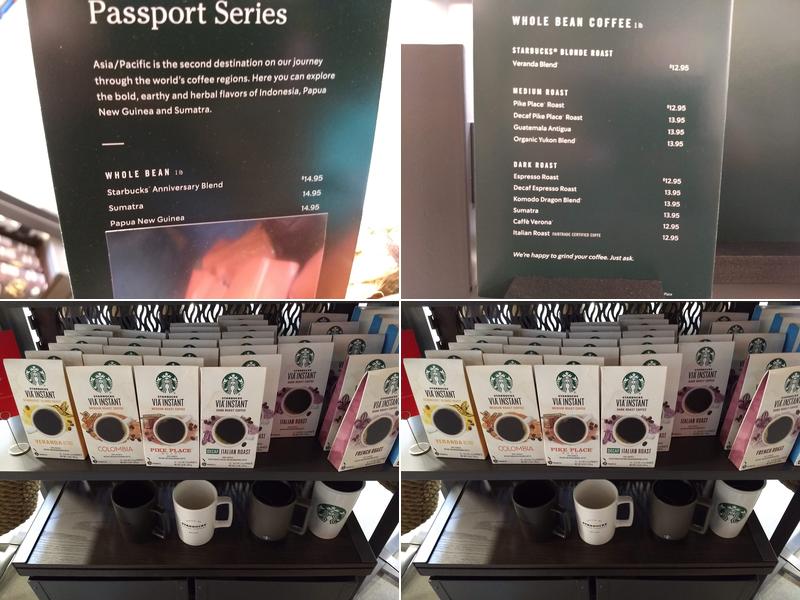 Starbucks Menu