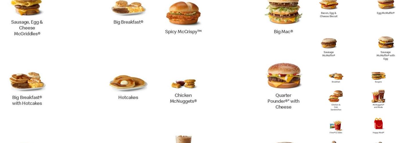 McDonald's Menu