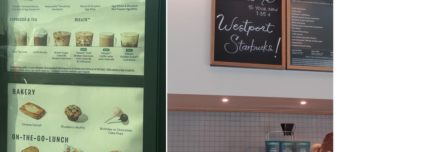 Starbucks Menu