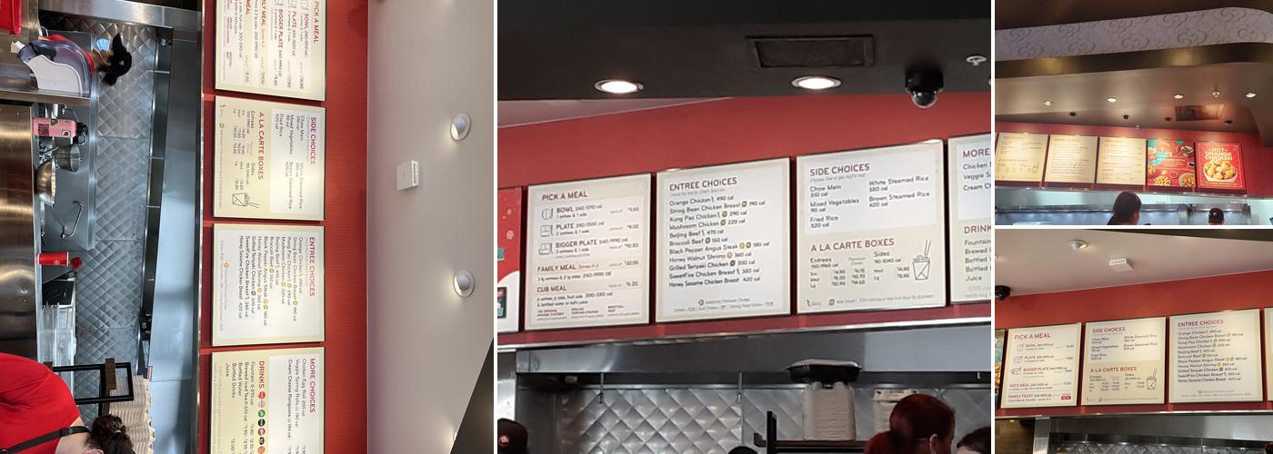 Panda Express Menu