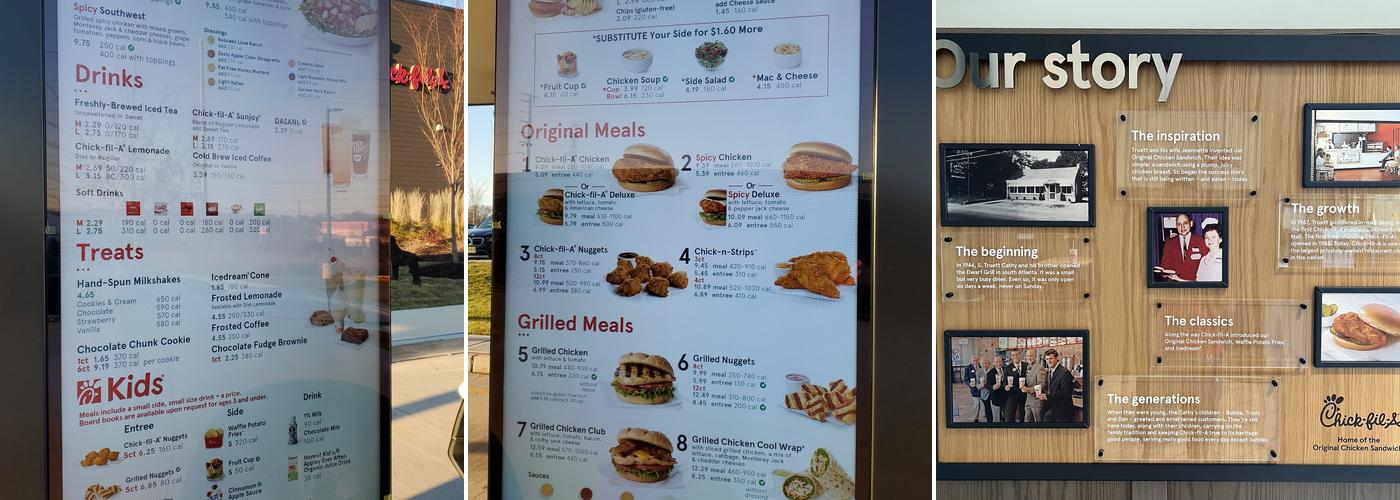 Chick-fil-A Menu