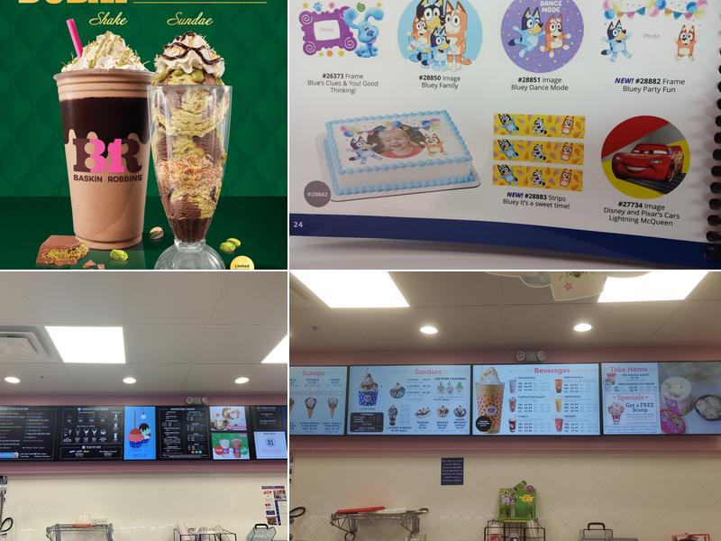 Baskin-Robbins Menu
